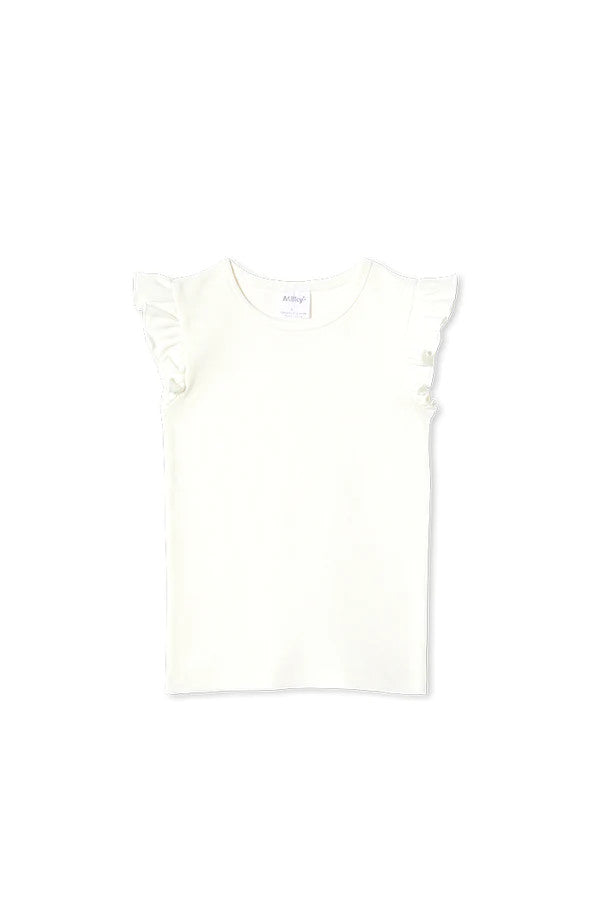White Rib Tee