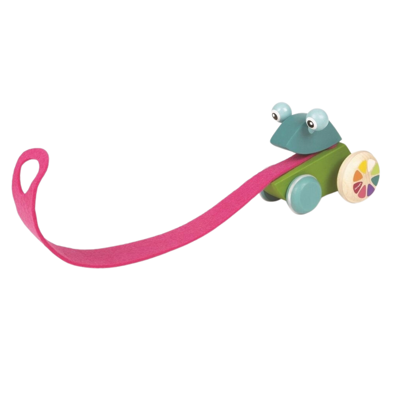 Janod Pull Along Zigolo Frog