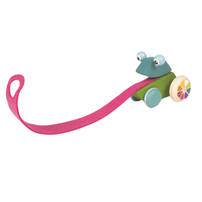 Janod Pull Along Zigolo Frog**small marks **
