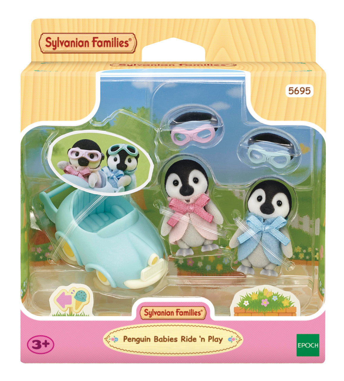 Sylvanian Families - Penguin Babies Ride ‘n Play