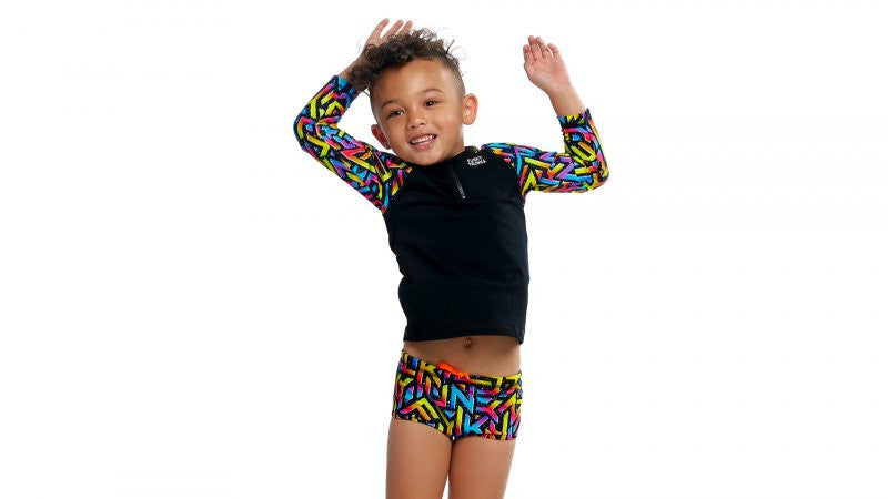 Funky Trunks - Toddler Boy's Zippy Rash Vest - Brand Galaxy