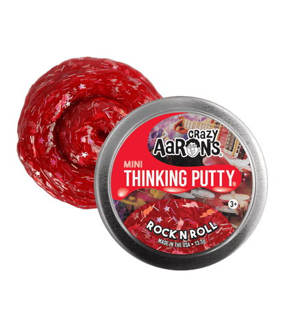 Crazy Aaron's Mini Thinking Putty - Rock N Roll 2" Tin