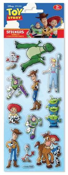 Disney Pixar Toy Story Stickers 3 Pack | Bubble Sticker Sheets