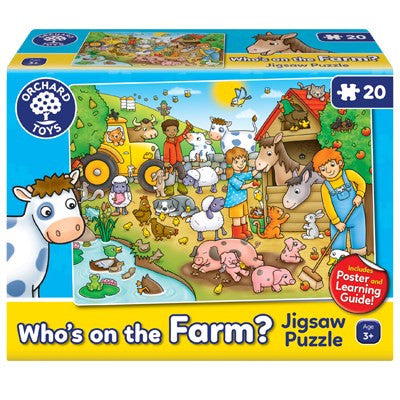 Orchard Toys - Who's On The Farm? Jigsaw Puzzle 20pc
