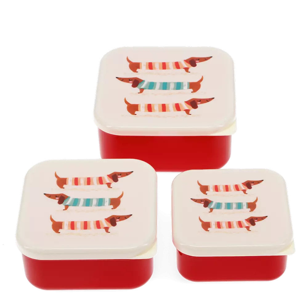 Rex London - Snack Boxes - Sausage Dog (Set of 3)