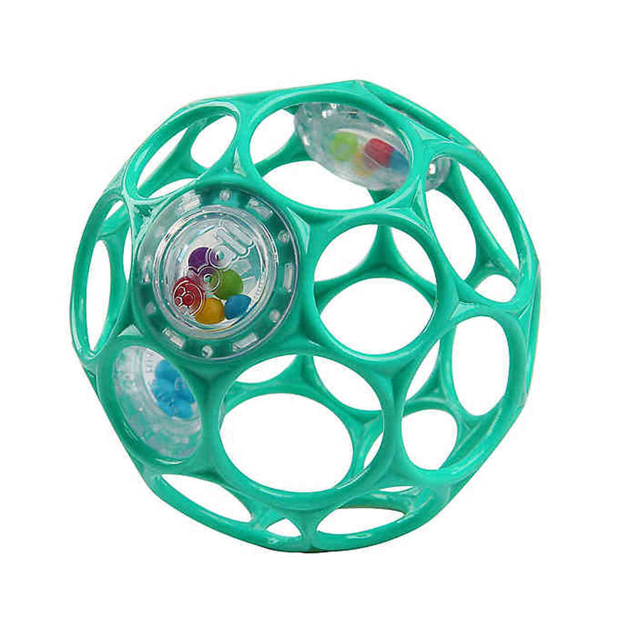 Oball - Rattle 4" - Aqua