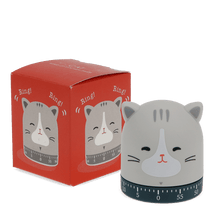 Rex London - Wind-up Kitchen Timer - Cat