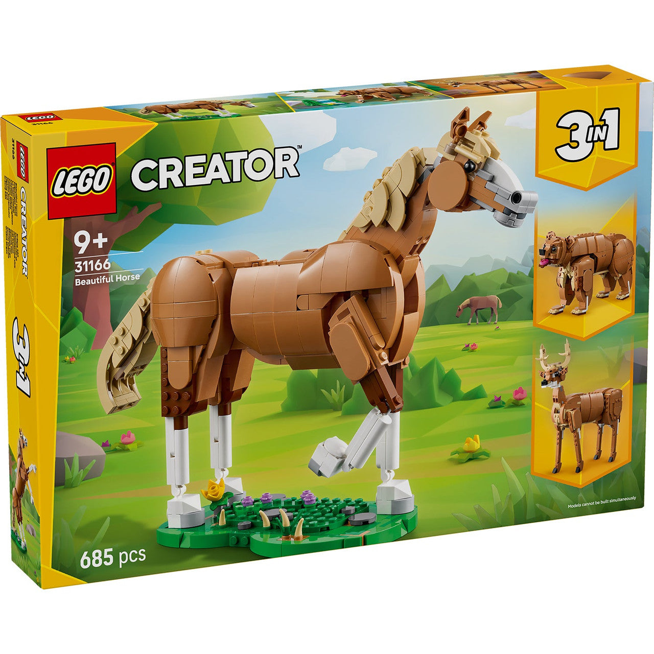 LEGO® Creator 3 in 1 - Beautiful Horse 31166