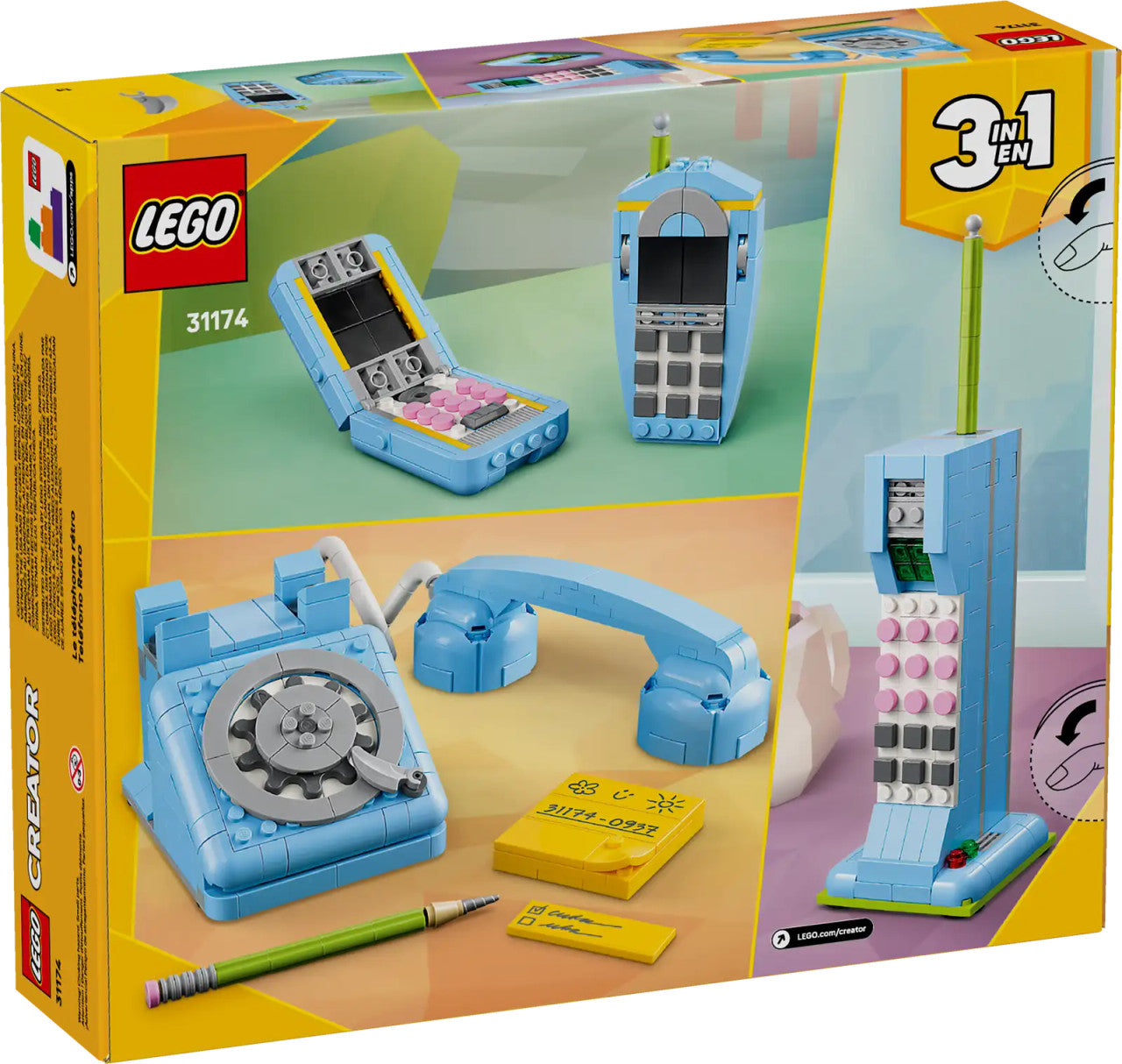 LEGO® Creator 3 in 1 - Retro Telephone 31174