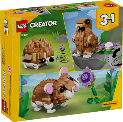 LEGO® Creator 3 in 1 - Cute Hamster with a Flower 31376