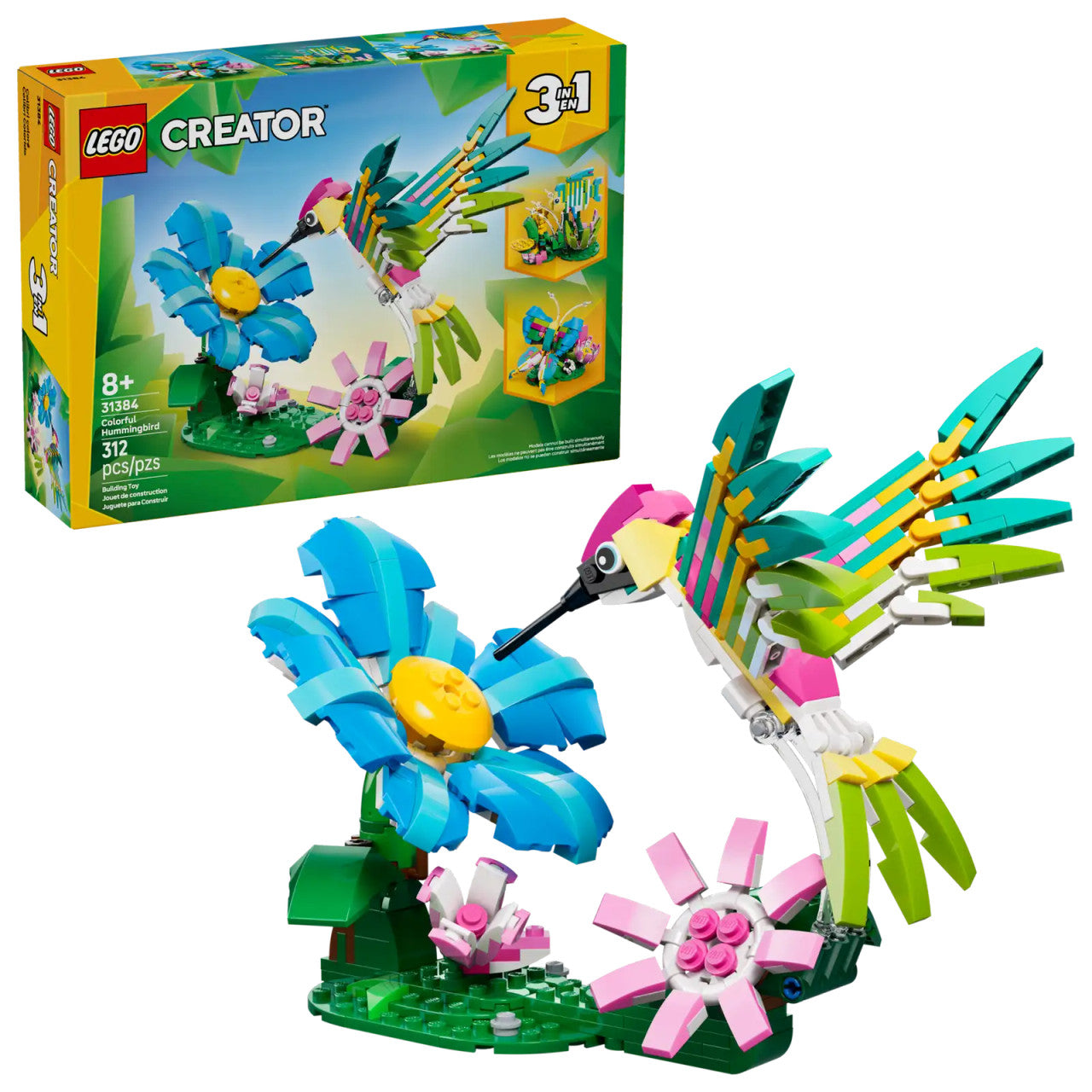 LEGO® Creator 3 in 1 - Wild Animals: Colourful Hummingbird 31384