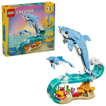 LEGO® Creator 3 in 1 - Sea Animals: Beautiful Dolphins 31385
