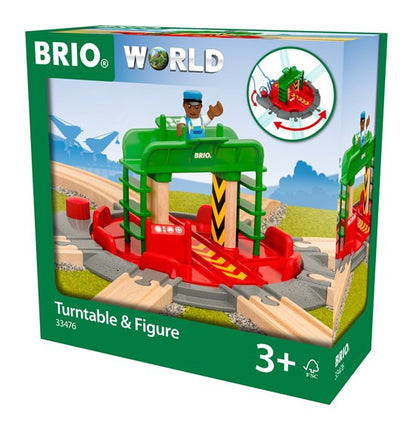 BRIO Tracks - Turntable & Figure 2 pieces