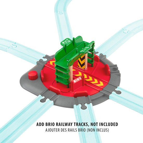 BRIO Tracks - Turntable & Figure 2 pieces