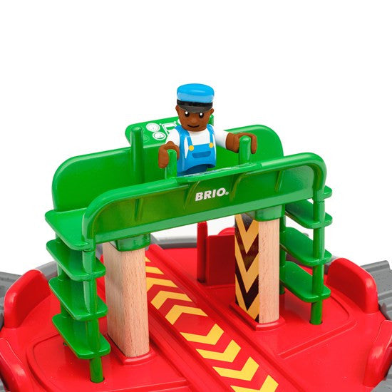 BRIO Tracks - Turntable & Figure 2 pieces