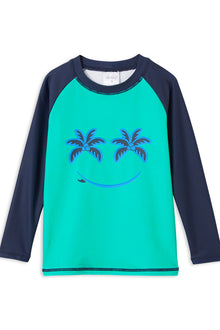 Milky - Boy's Rash Green Panel Vest