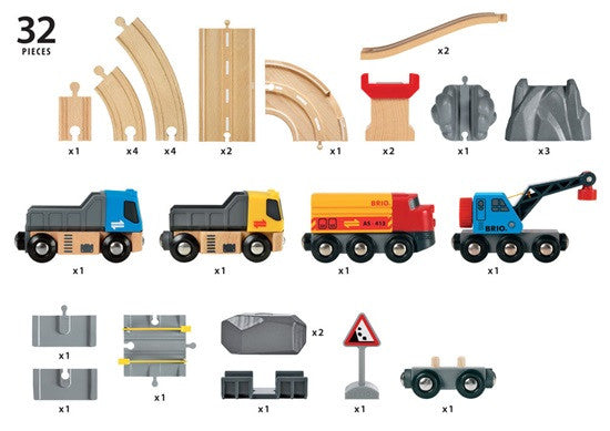 Brio - Road and Rail Loading Set
