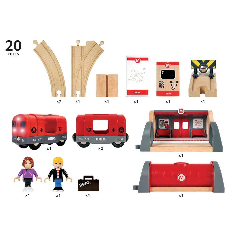 BRIO - Metro Railway Set
