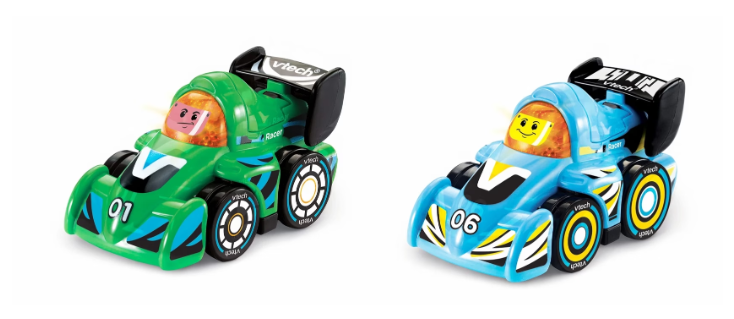 VTech Toot-Toot Drivers Race Pack - Green & Light Blue V Racers