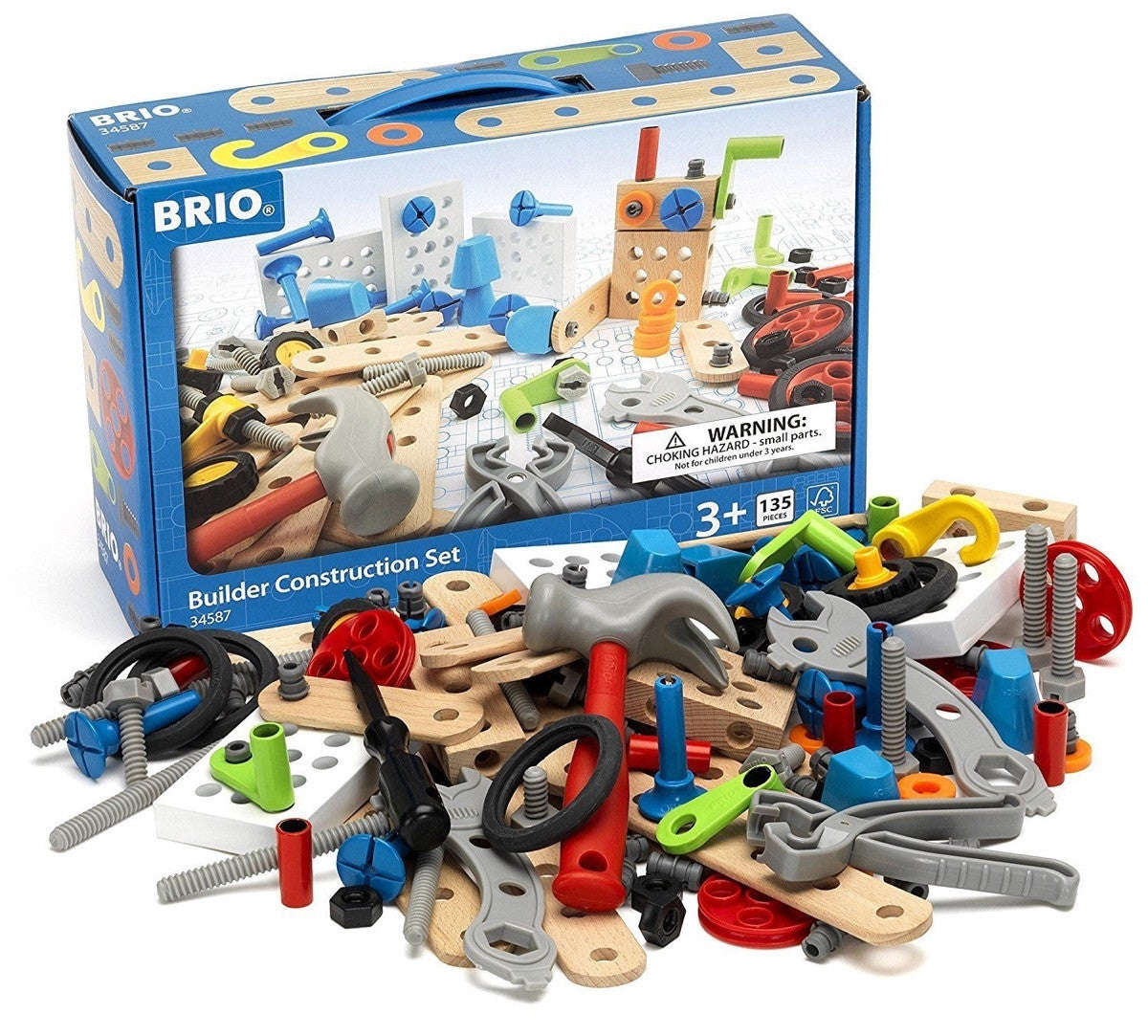 BRIO - Builder Construction Set - 135pc