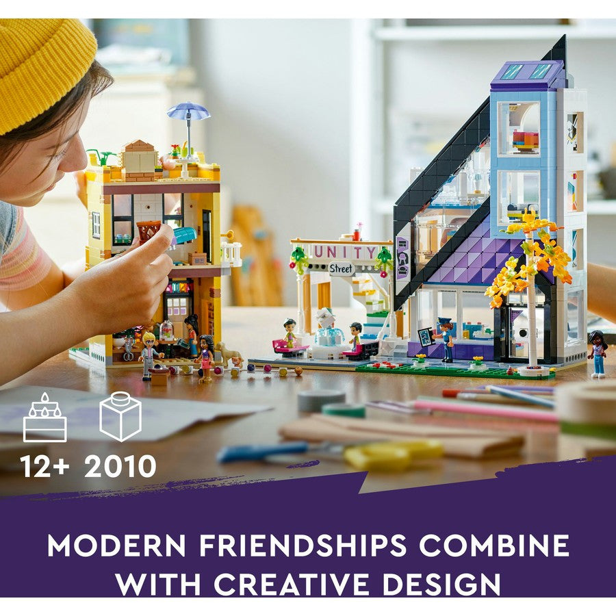 LEGO® Friends - Downtown Flower and Design Stores 41732