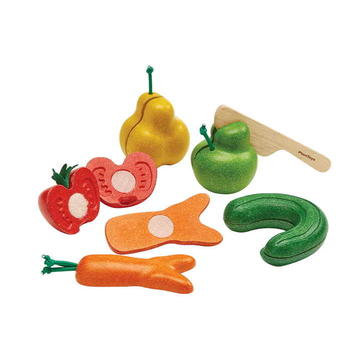 PlanToys - Wonky Fruit & Vegetables