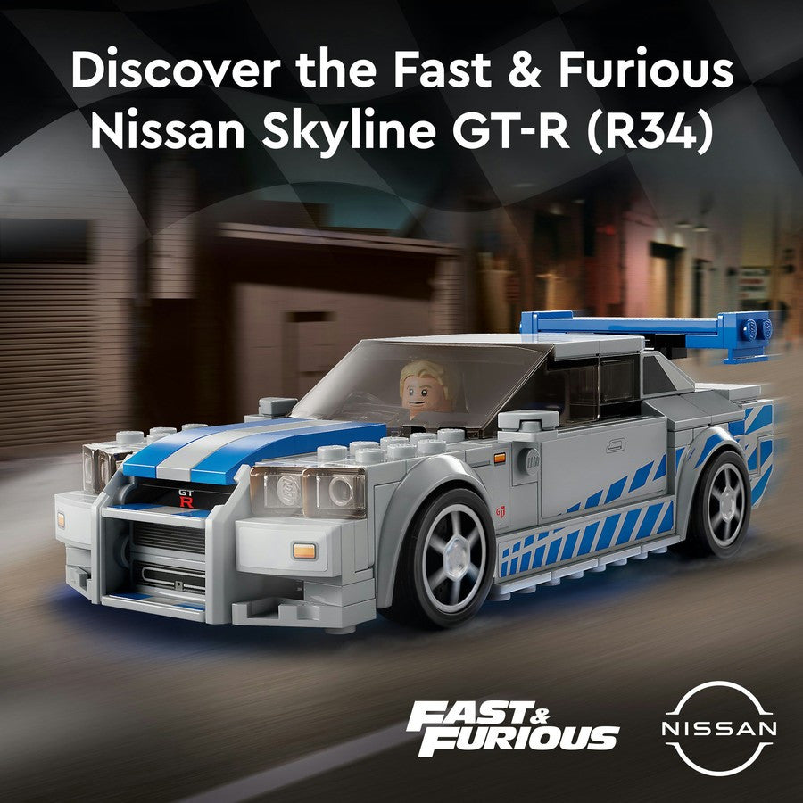 LEGO® Speed Champions - 2 Fast 2 Furious Nissan Skyline GT-R (R34) 76917
