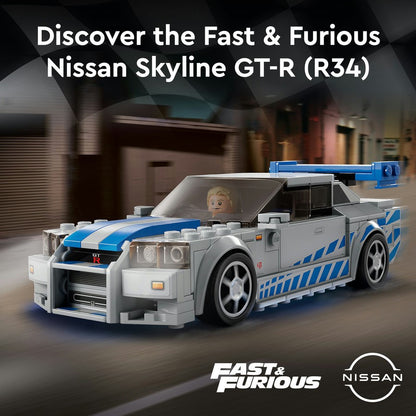 LEGO® Speed Champions - 2 Fast 2 Furious Nissan Skyline GT-R (R34) 76917