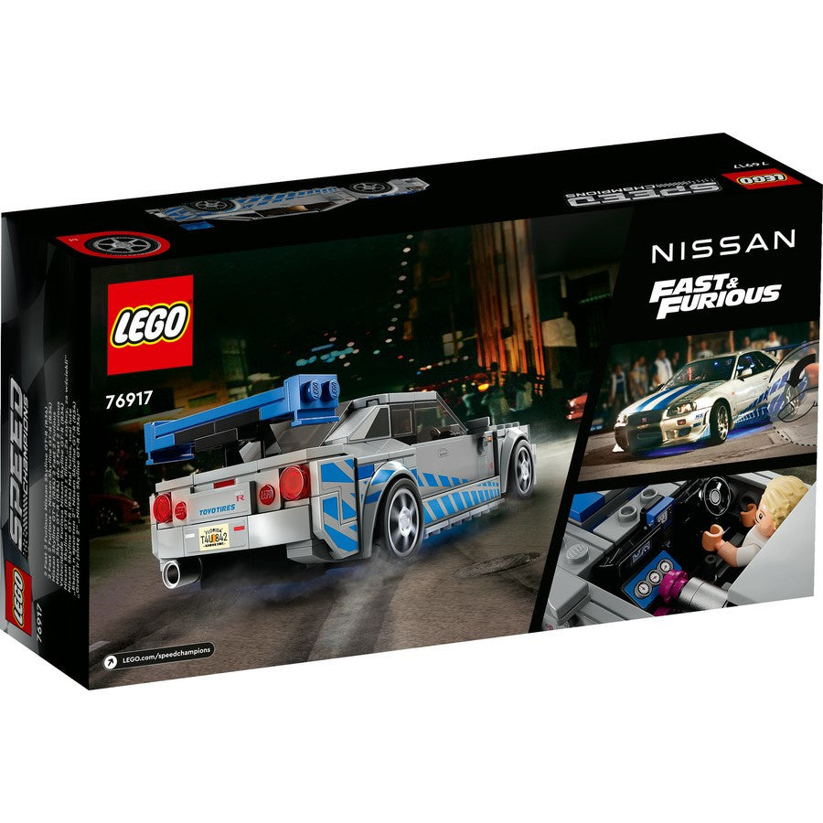 LEGO® Speed Champions - 2 Fast 2 Furious Nissan Skyline GT-R (R34) 76917