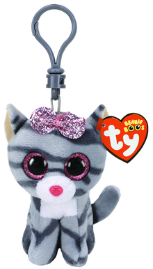 TY Beanie Boos Clip - Kiki Grey Cat