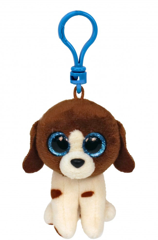 Beanie Boos Clip Ons - Muddles the Brown and White Dog