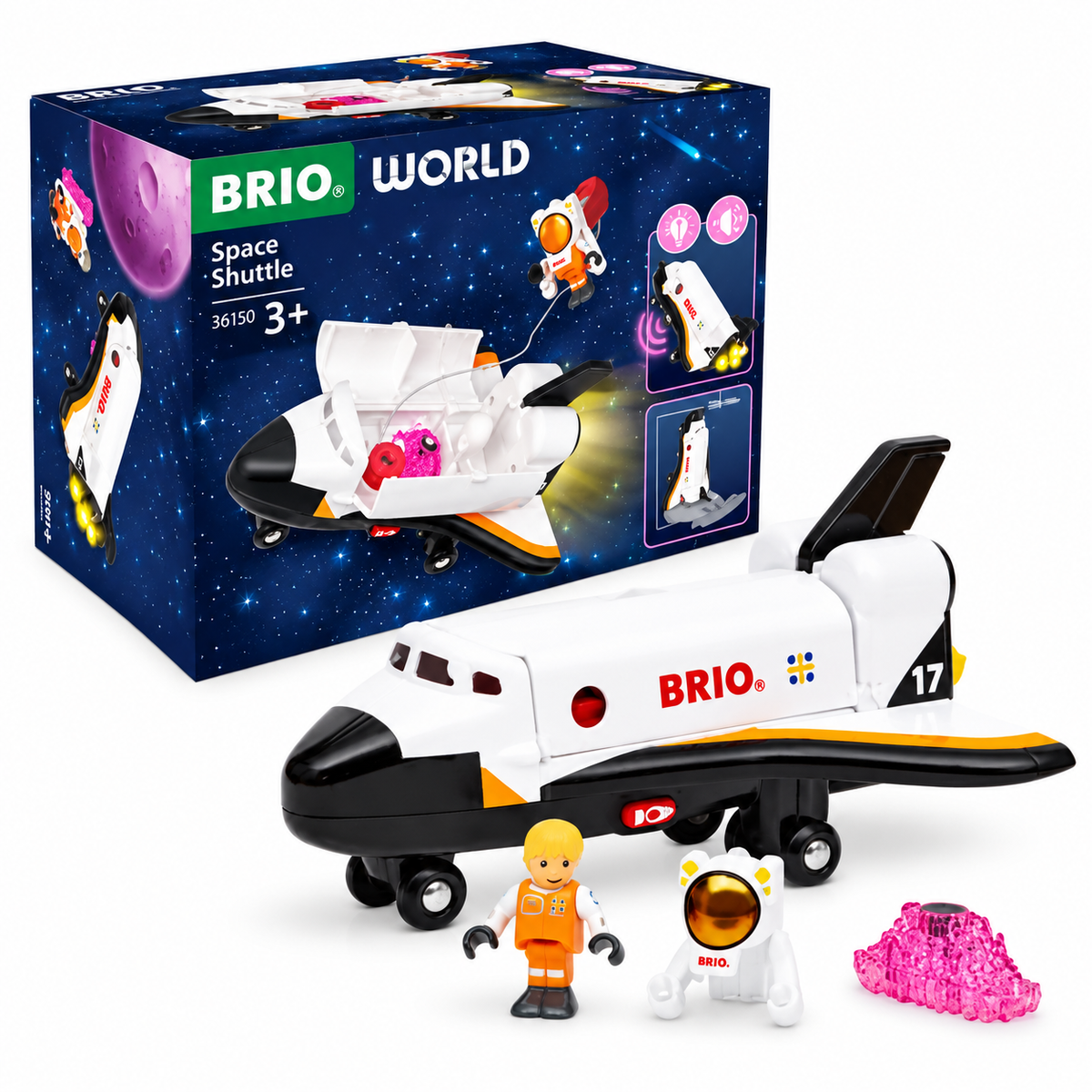 BRIO - Space Shuttle with Lights & Sounds 36150