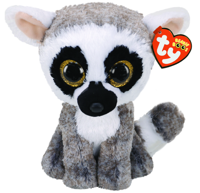 TY Beanie Boos Medium - Linus the Lemur