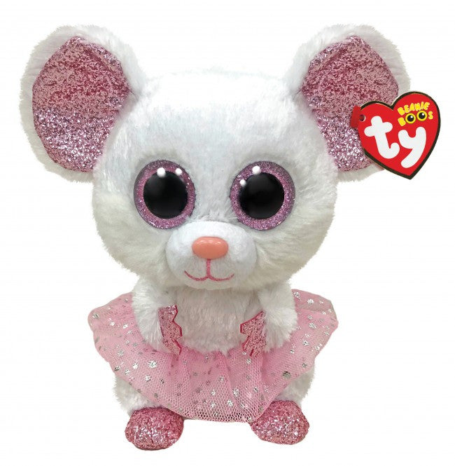 Beanie Boos Medium - Nina the Mouse with Tutu