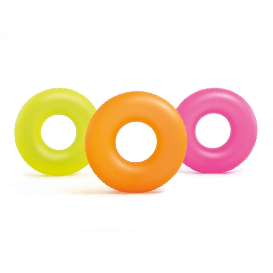 Intex Inflatable Pool Toy Neon Frost Tube 91cm