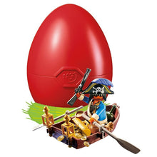 Playmobil Pirates - Pirate with Rowboat in Egg Case 4942