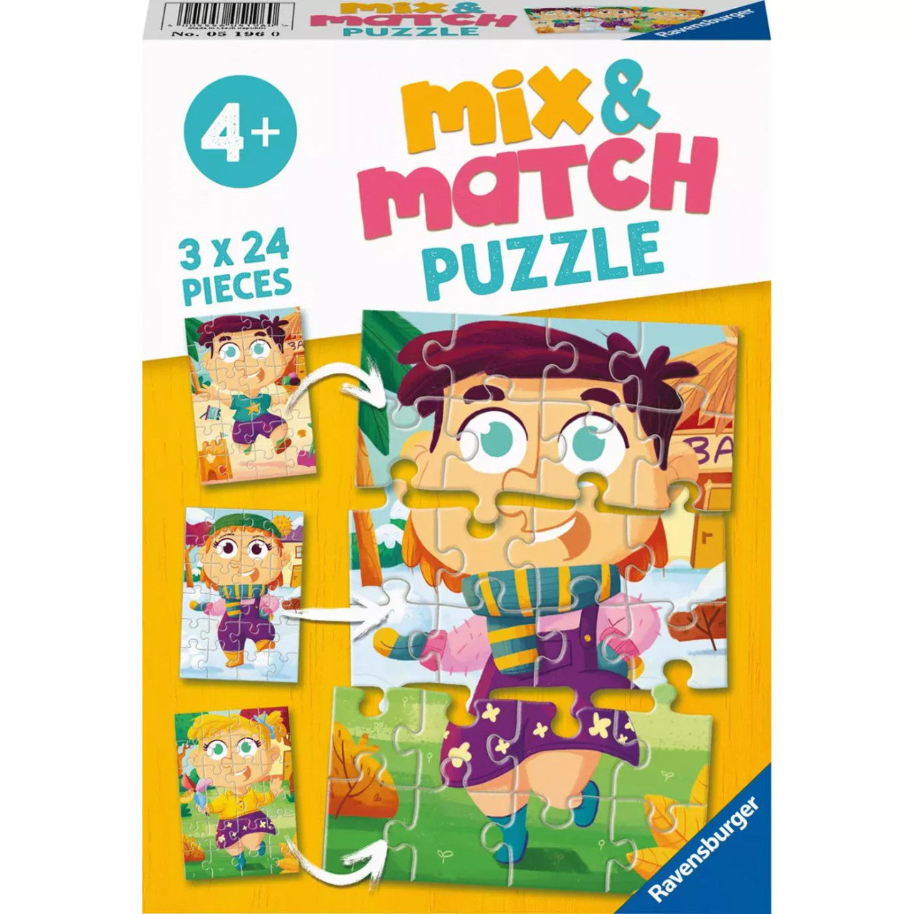 Ravensburger 3x24pc - Fashion Mix - Mix & Match Puzzle
