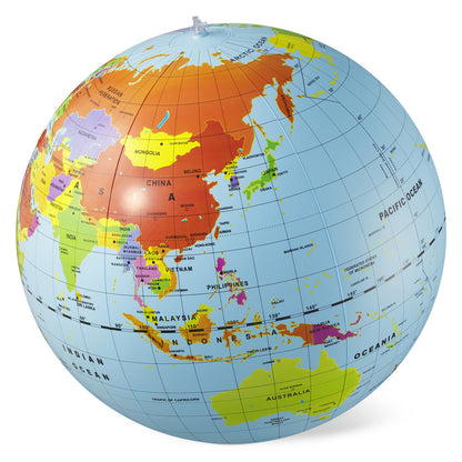 Tiger Tribe World Globe Countries & Cities - 50cm