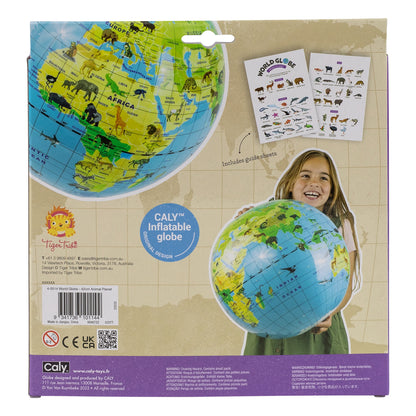 Tiger Tribe World Globe - Animal Planet - 42cm
