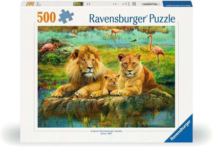 Ravensburger 500pc - Lions in the Savannah Puzzle