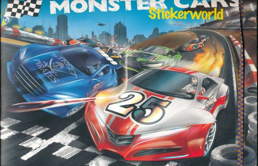 Create Your Monster Cars Stickerworld