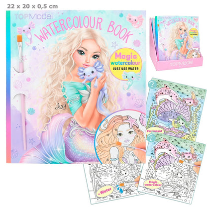 TOPModel - Mermaid Watercolour Book