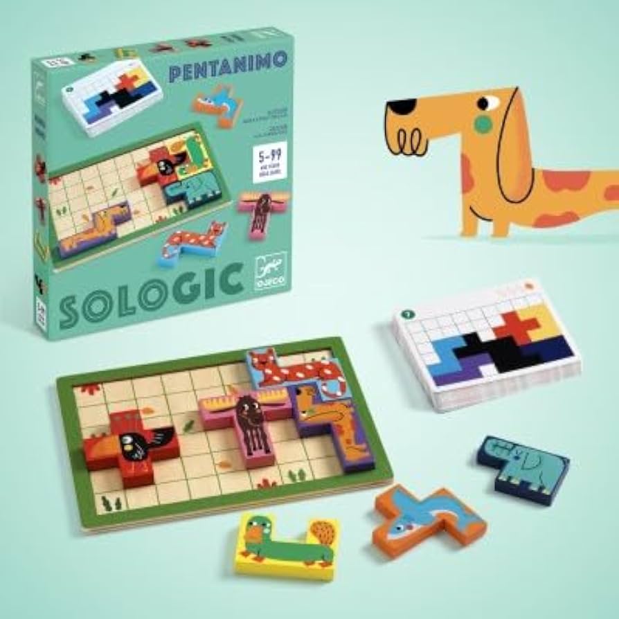 Djeco Pentanimo Sologic Game product image 3