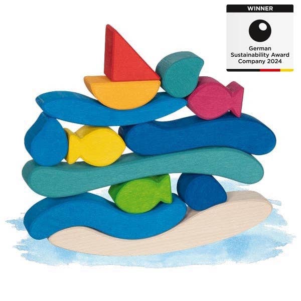 Goki Stacking Game, Water World