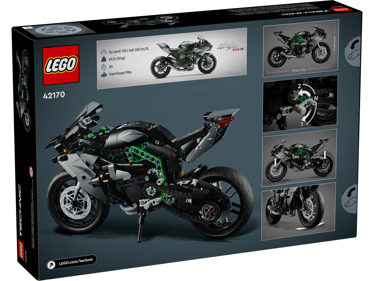 LEGO® Technic - Kawasaki Ninja H2R Motorcycle 42170