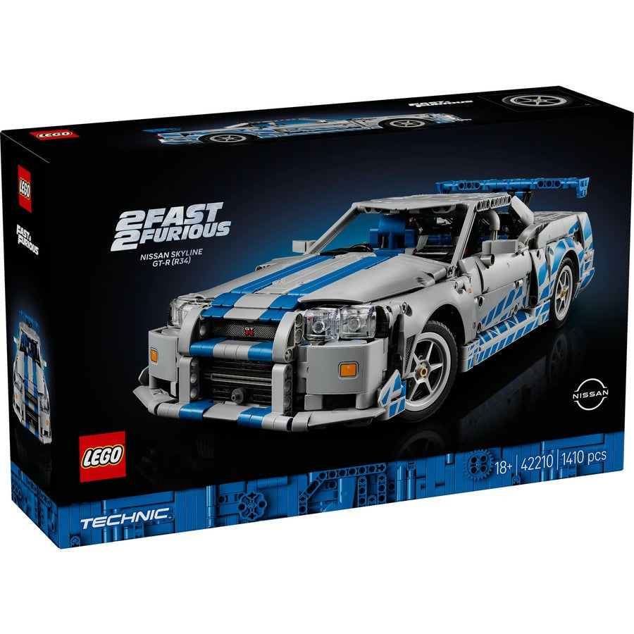 LEGO®Technic™ - 2 Fast 2 Furious Nissan Skyline GT-R (R34) Car 42210