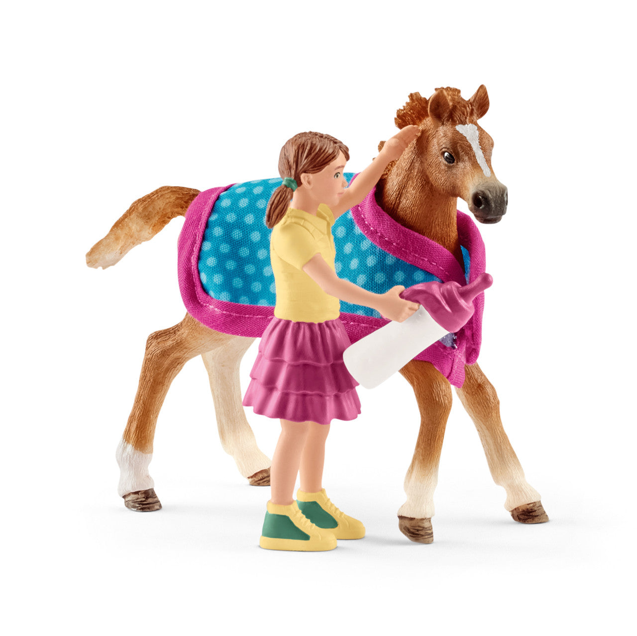 Schleich Horses - Foal with Blanket 42361