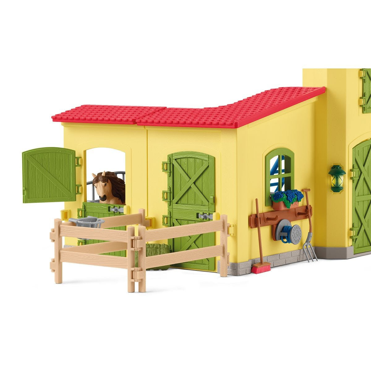 Schleich Farm Life - Pony Box with Iceland Pony Stallion 42609