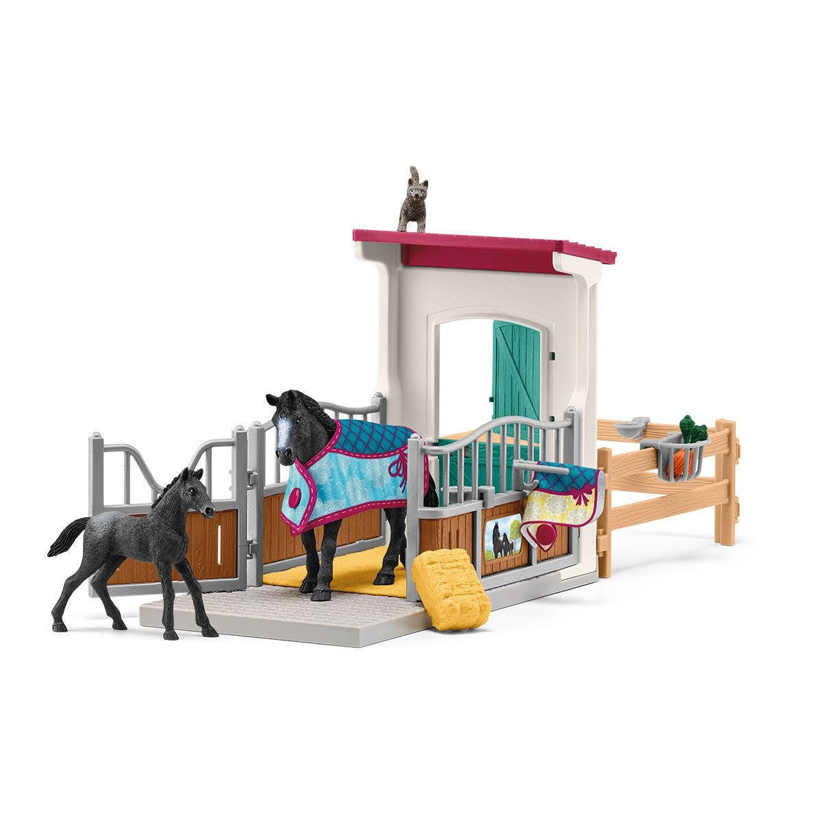 Schleich Horse Club - Horse Box with Mare and Foal 42611
