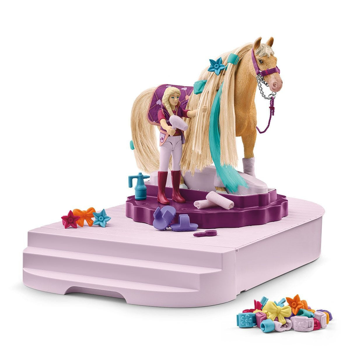Schleich Horse Club - Horse Grooming Station 42617